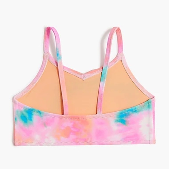 J crew Girls' tie-dye bow bikini top - Picture 2 of 3